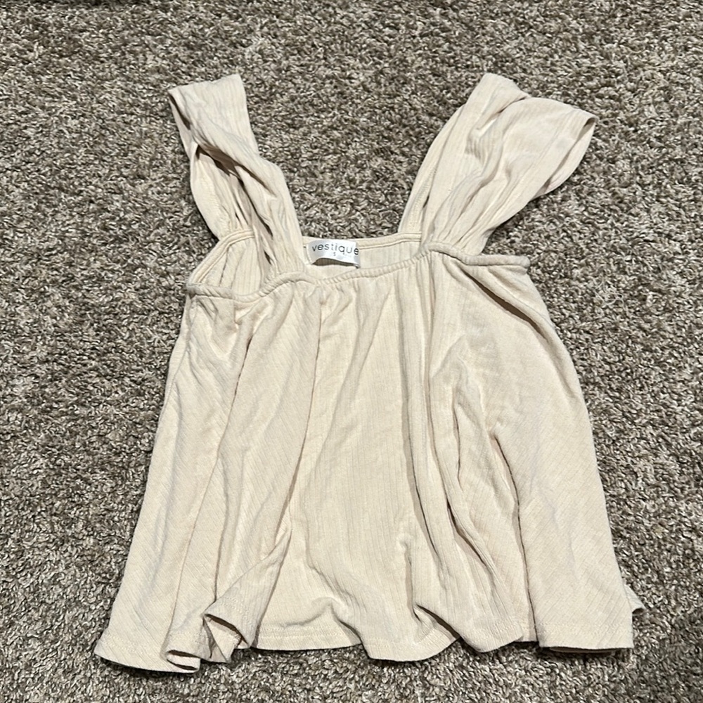 vestique Cream Women's Top